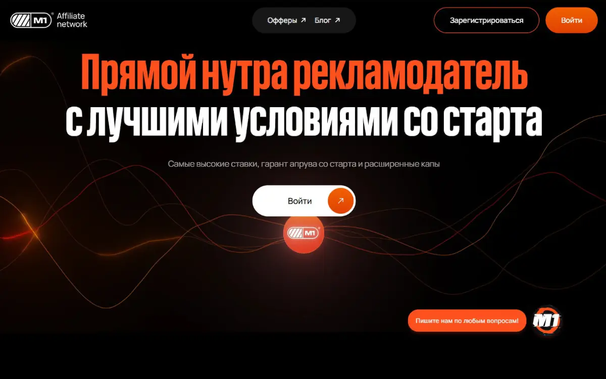 Скриншот главной страницы m1.top