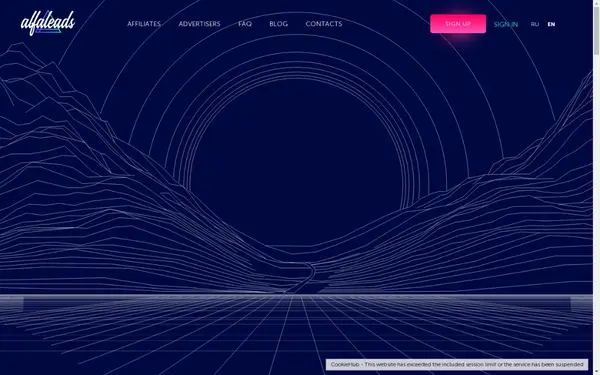 Alfaleads.net — скриншот