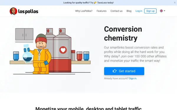 Lospollos.com — скриншот