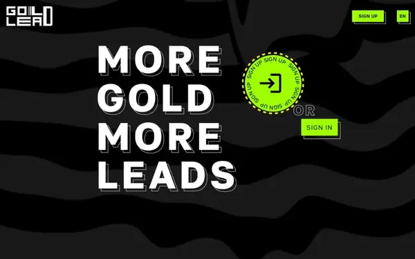 Goldlead.com — скриншот