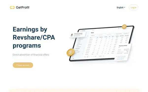 GETPROFIT.com — скриншот