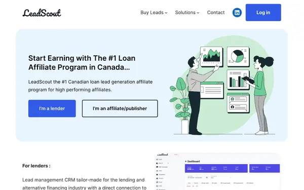 Leadscout.ca — скриншот